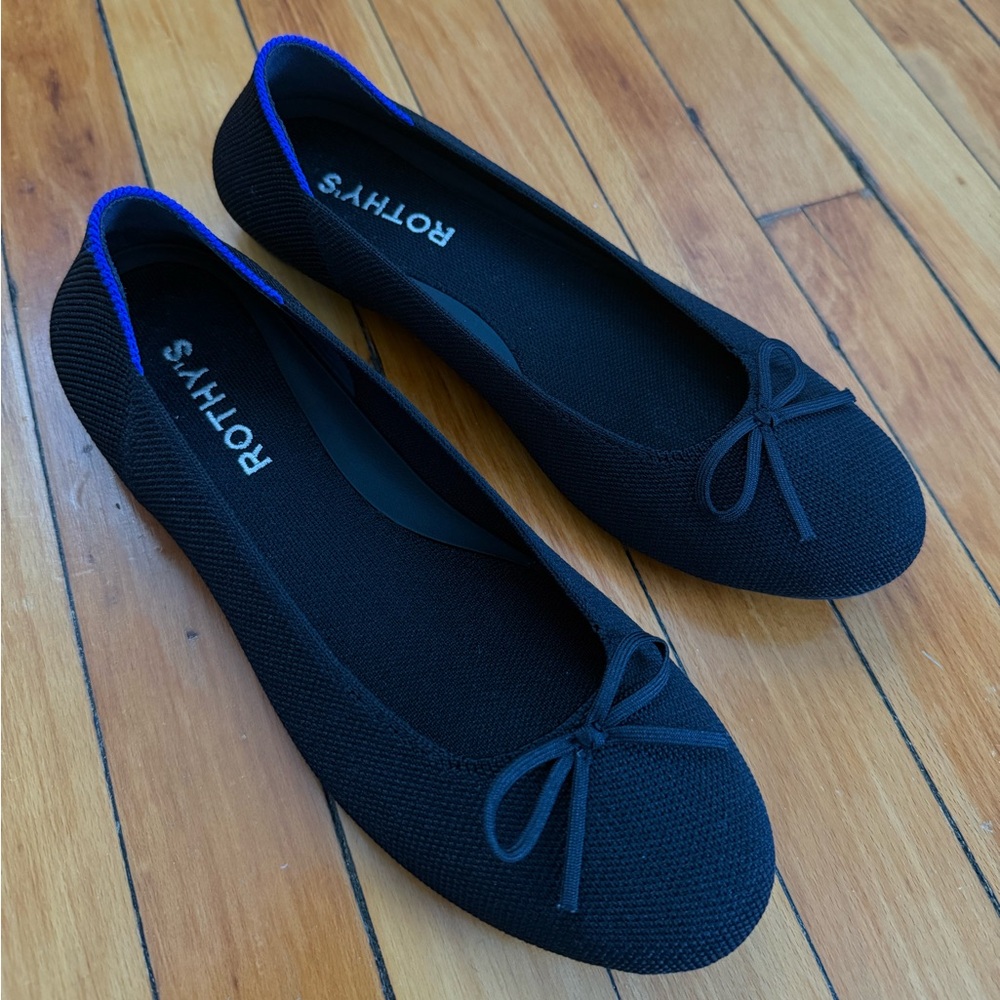 Rothy's Black Ballet Flats